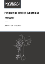 Hyundai power products HFBE8T55 Instructions Originales