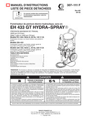 Graco EH 433 GT HYDRA-SPRAY Manuel D'instructions