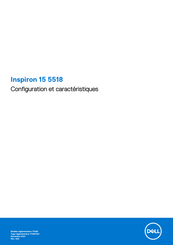 Dell Inspiron 15 5518 Manuel De Configuration