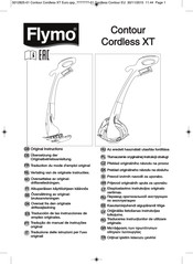 Flymo Contour Cordless XT Traduction Du Mode D'emploi Original