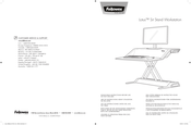 Fellowes Lotus Sit Stand Workstation Mode D'emploi