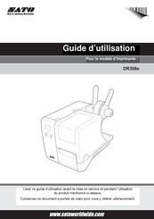 SATO DR308e Guide D'utilisation