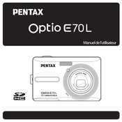 Pentax Optio E70L Manuel De L'utilisateur