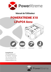 PowerXtreme X10 LiFePO4 Manuel De L'utilisateur