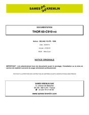 SAMES KREMLIN THOR 60-C910-HD Notice Originale