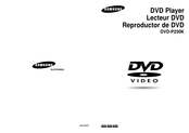 Samsung DVD-P250K Mode D'emploi