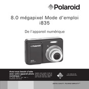 Polaroid i835 Mode D'emploi