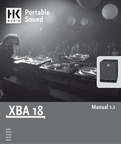 HK Audio XBA 18 Manuel