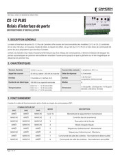 CAMDEN CX-12 PLUS Instructions D'installation
