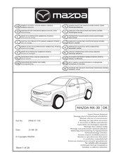 Mazda DN4J-V7-150 Notice De Montage