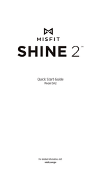 Misfit SHINE 2 Guide De Démarrage Rapide