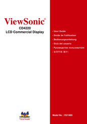 ViewSonic CD4220 Guide De L'utilisateur
