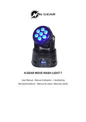 N-Gear MOVE WASH LIGHT 7 Manuel D'utilisation