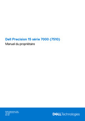 Dell Precision 15 7000 Manuel Du Propriétaire