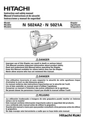 Hitachi N 5024A2 Manuel D'instructions Et De Sécurité