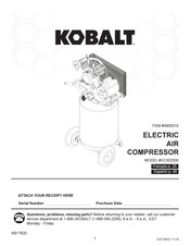 Kobalt XC302000 Manuel D'utilisation
