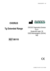 Diesse CHORUS Instructions D'utilisation