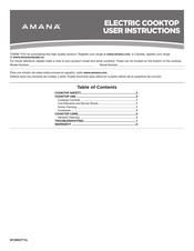 Amana ACC6356KFW Instructions D'utilisation