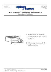 Spirax Sarco AEL3 Instructions D'installation