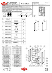 Profijt Meubel CABANETA C022 0115 Notice De Montage