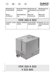 Dungs VDK 200 A S02 Notice D'utilisation