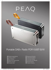 Peaq PDR150BT-B/W Mode D'emploi