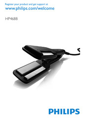 Philips SalonStraight DUO HP4688/29 Mode D'emploi