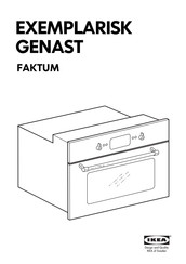 IKEA EXEMPLARISK GENAST FAKTUM Mode D'emploi