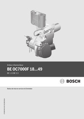 Bosch OC7000F 18 Notice De Mise En Service Et D'entretien