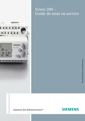 Siemens RLU222 Guide De Mise En Service