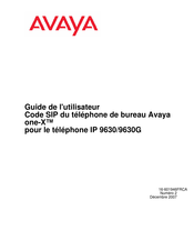 Avaya one-X 9630 Guide De L'utilisateur