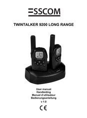 Esscom TWINTALKER 9200 LONG RANGE Manuel D'utilisateur