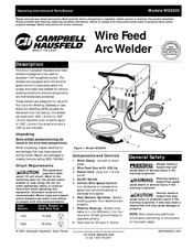 Campbell Hausfeld WG3020 Instructions D'utilisation Et Manuel De Pièces