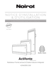 Noirot Actifonte Horizontal 750W Notice D'installation Et D'utilisation