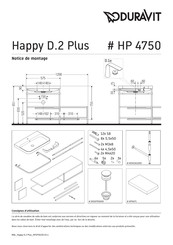 Duravit Happy D.2 Plus HP 4750 Notice De Montage