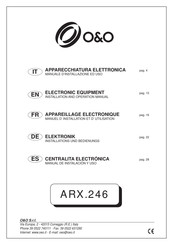 O&O ARX.246 Manuel D'installation Et D'utilisation
