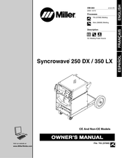 Miller Syncrowave 250 DX Manuel De L'utilisateur