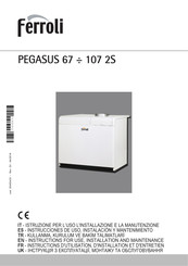 Ferroli PEGASUS 97 2S Instructions D'utilisation, D'installation Et D'entretien