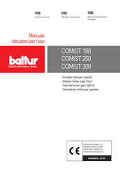 baltur COMIST 180 Instructions Pour L'utilisateur