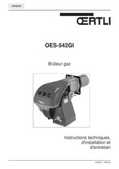 OERTLI OES-542GI Instructions Techniques, D'installation Et D'entretien