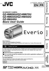 JVC Everio GZ-HM670U Guide De L'utilisateur