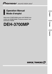 Pioneer DEH-3700MP Mode D'emploi