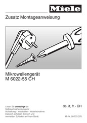 Miele M 6022-55 CH Instructions De Montage