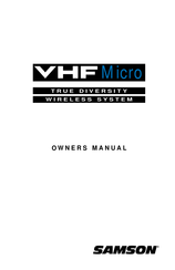 Samson VHF Micro Mode D'emploi