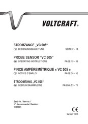 VOLTCRAFT VC 505 Notice D'emploi