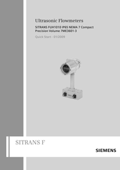 Siemens SITRANS F Série Guide Rapide