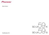 Pioneer SC-LX59-S Mode D'emploi
