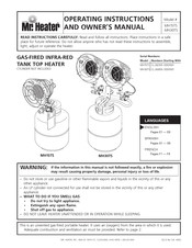 Mr. Heater MH15TS Guide D'utilisation Et Manuel Du Propriétaire