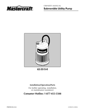 MasterCraft 62-3515-0 Guide D'utilisation