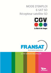 Fransat E-SAT SD Mode D'emploi